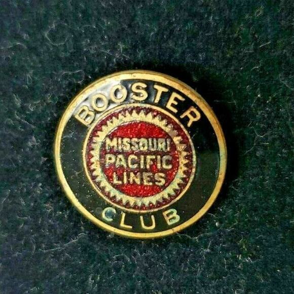 Missouri Pacific Lines “Booster Club” Vintage Rare Stunning Service Award Pin. - Picture 1 of 3
